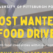 Pitt Police Most Wanted Food Drive Poster